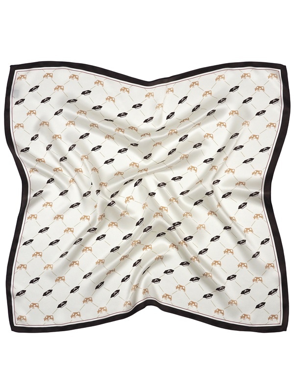 AD7-079 Apaszka jedwabna damska Kr�wki z Milan�wka 68x68cm